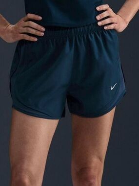 Nike Women's Dark Blue Athletic Running Shorts